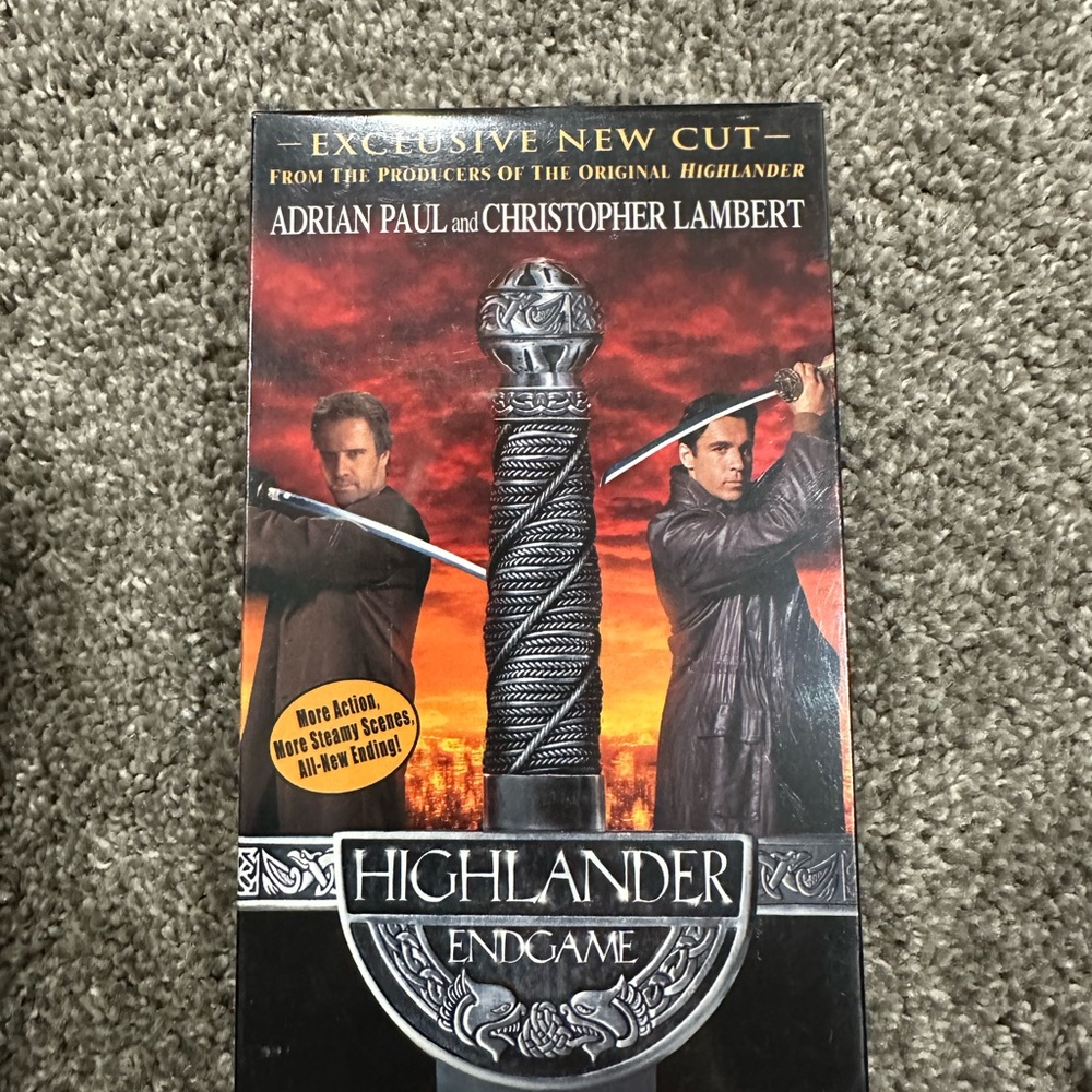 Highlander Endgame VHS sealed with watermark